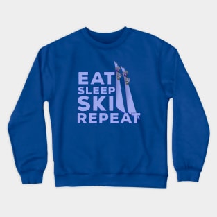 Eat Sleep Ski Repeat Crewneck Sweatshirt